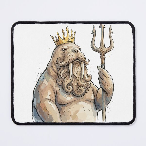 Item preview, Greek Mythology: Poseidon the Walrus designed and sold by bapupa.