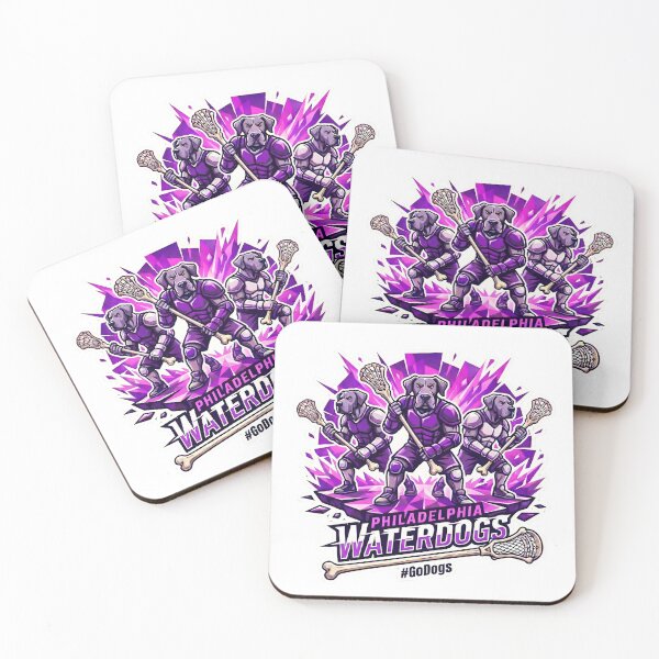 Item preview, Philadelphia Waterdogs Illustrated Fan Design for Lacrosse Lovers designed and sold by Designfordream.