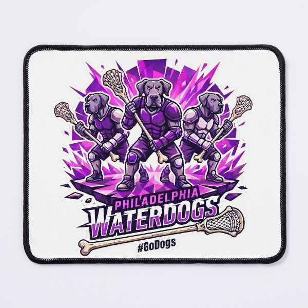 Item preview, Philadelphia Waterdogs Illustrated Fan Design for Lacrosse Lovers designed and sold by Designfordream.