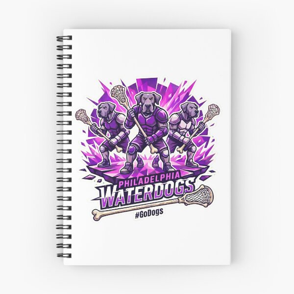 Item preview, Philadelphia Waterdogs Illustrated Fan Design for Lacrosse Lovers designed and sold by Designfordream.