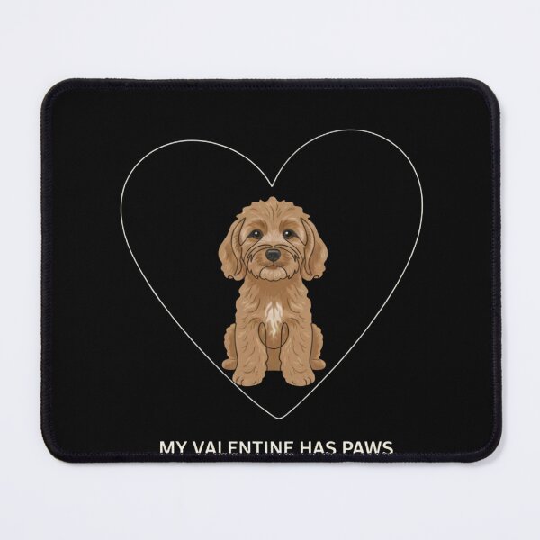 Item preview, My Valentine Has Paws Cute Cockapoo Valentine's Day designed and sold by RNTStudio.