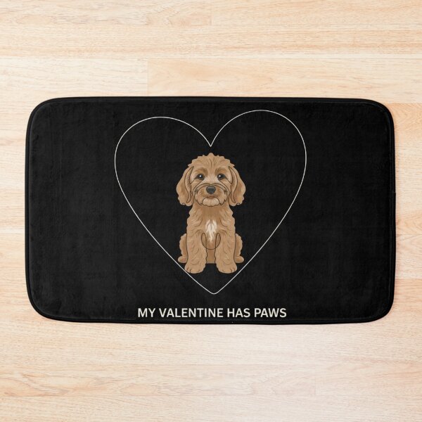Item preview, My Valentine Has Paws Cute Cockapoo Valentine's Day designed and sold by RNTStudio.
