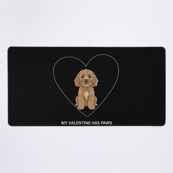 Item preview, My Valentine Has Paws Cute Cockapoo Valentine's Day designed and sold by RNTStudio.