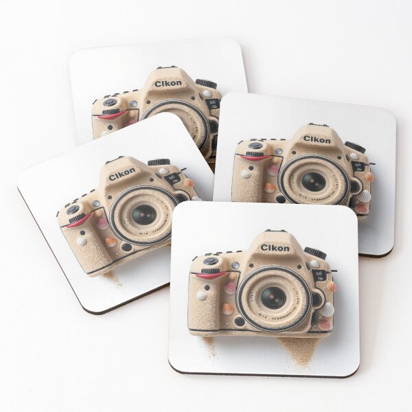 Item preview, Seashells and Sand on Vintage Camera designed and sold by Wonderful Designs.