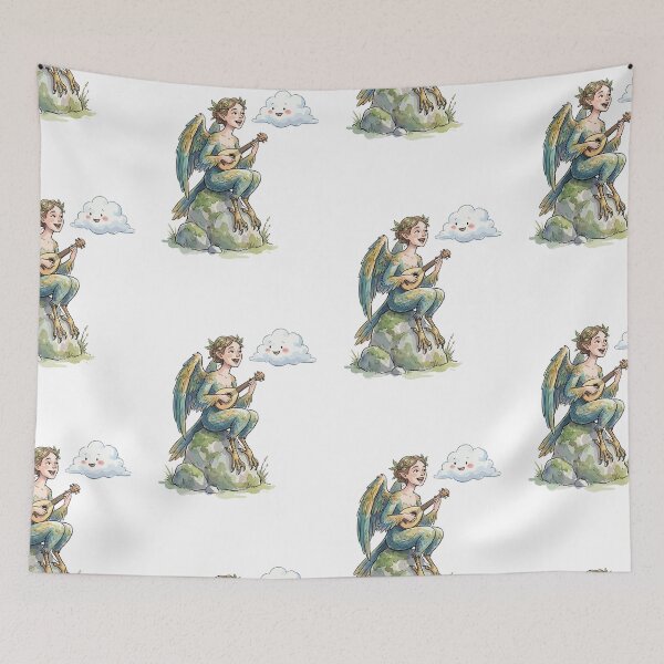 Item preview, Mythological Creatures: Harpy's Cozy Song designed and sold by bapupa.