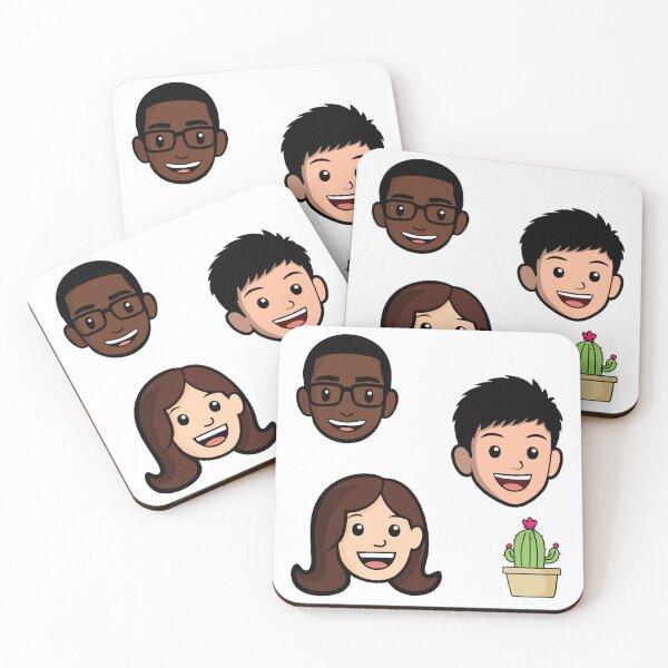 Item preview, Chidi, Jason & Janet, The good place designed and sold by Iko.