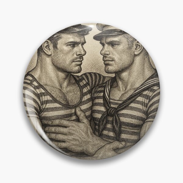 Item preview, 1940s Italian Vintage Gay Sailors Gay Pride Graphic Design designed and sold by ItsAKinkThing.