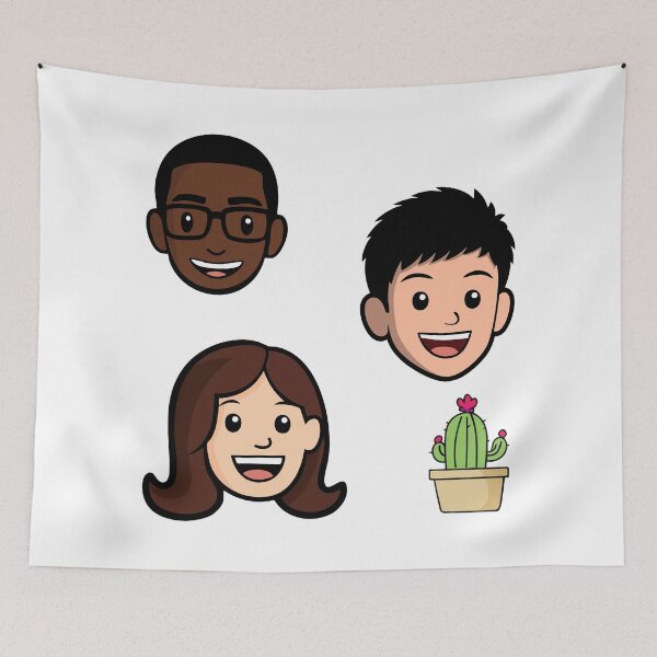 Item preview, Chidi, Jason & Janet, The good place designed and sold by Iko.