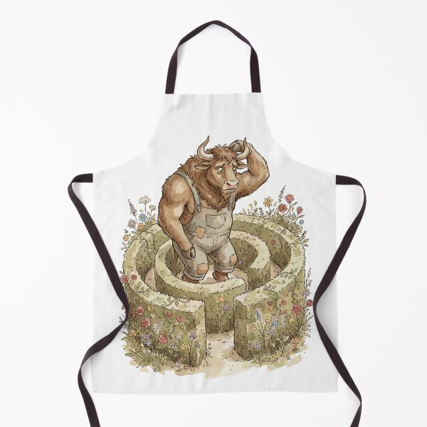 Item preview, Mythological Creatures: Minotaur's Floral Maze designed and sold by bapupa.