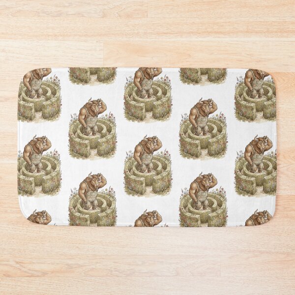 Item preview, Mythological Creatures: Minotaur's Floral Maze designed and sold by bapupa.