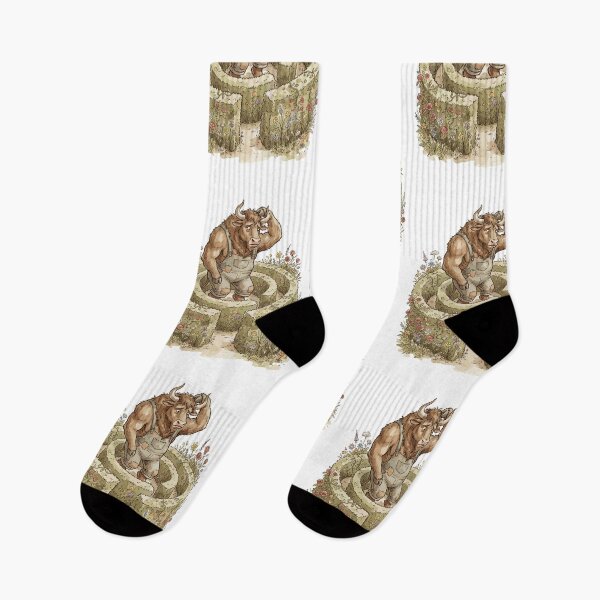 Item preview, Mythological Creatures: Minotaur's Floral Maze designed and sold by bapupa.