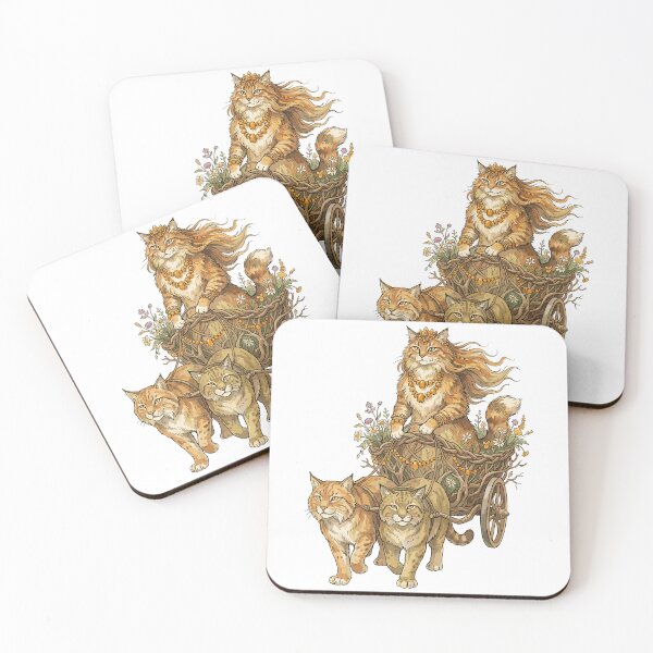 Item preview, Norse Mythology: Freya the Wild Cat designed and sold by bapupa.