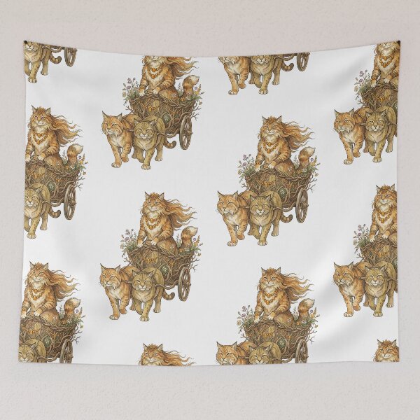 Item preview, Norse Mythology: Freya the Wild Cat designed and sold by bapupa.