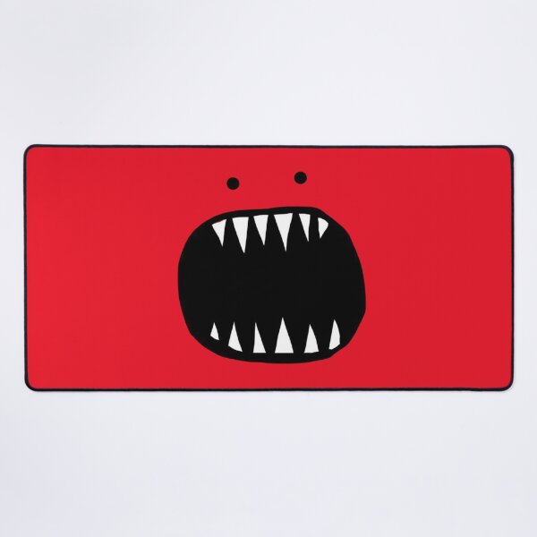 Item preview, Red Minimal Monster Face designed and sold by kiamiontie.
