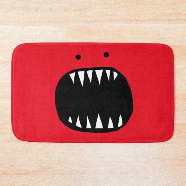 Item preview, Red Minimal Monster Face designed and sold by kiamiontie.