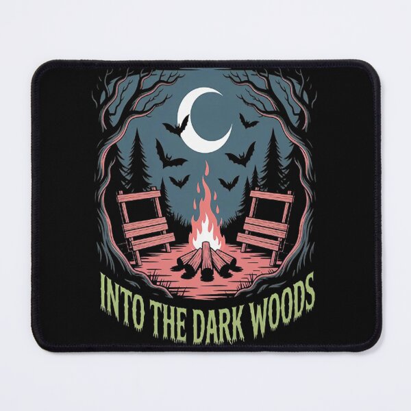 Item preview, Into The Dark Woods Where Campfires Glow Adventure Awaits Witchcore Spooky Vibes designed and sold by TeamLequid.