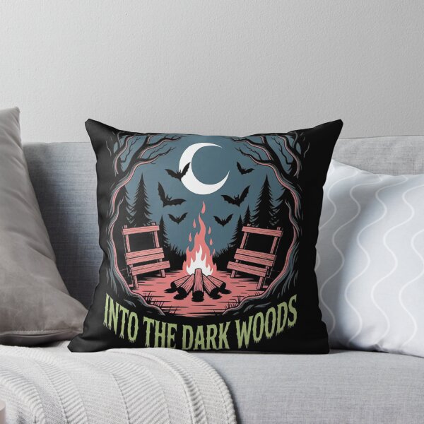 Item preview, Into The Dark Woods Where Campfires Glow Adventure Awaits Witchcore Spooky Vibes designed and sold by TeamLequid.