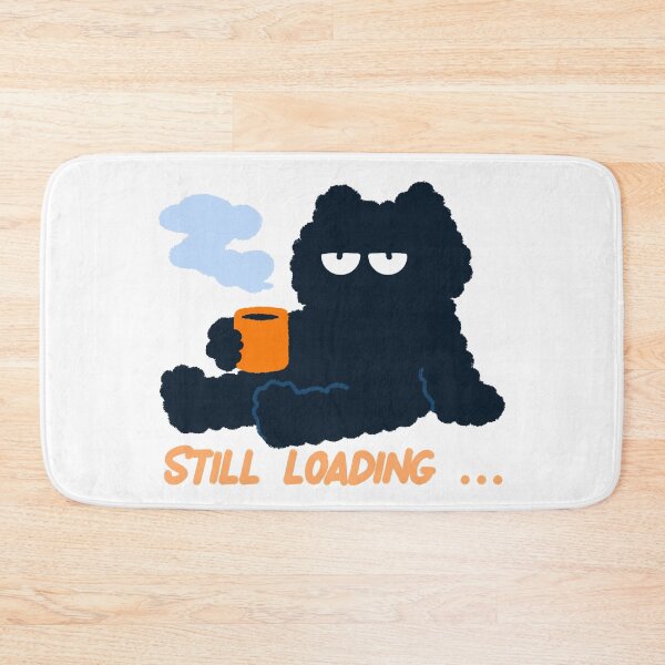 Item preview, Coffee Cat Still Loading Mood designed and sold by LittleSmileLab.