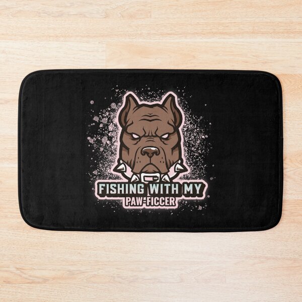 Item preview, Fishing with my paw-fficer designed and sold by AmeristraliaDezign.