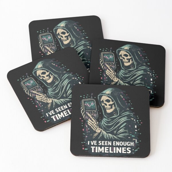 Item preview, I’ve Seen Enough Timelines – Reaper Skeleton Sci-Fi Humor designed and sold by SidTastic .