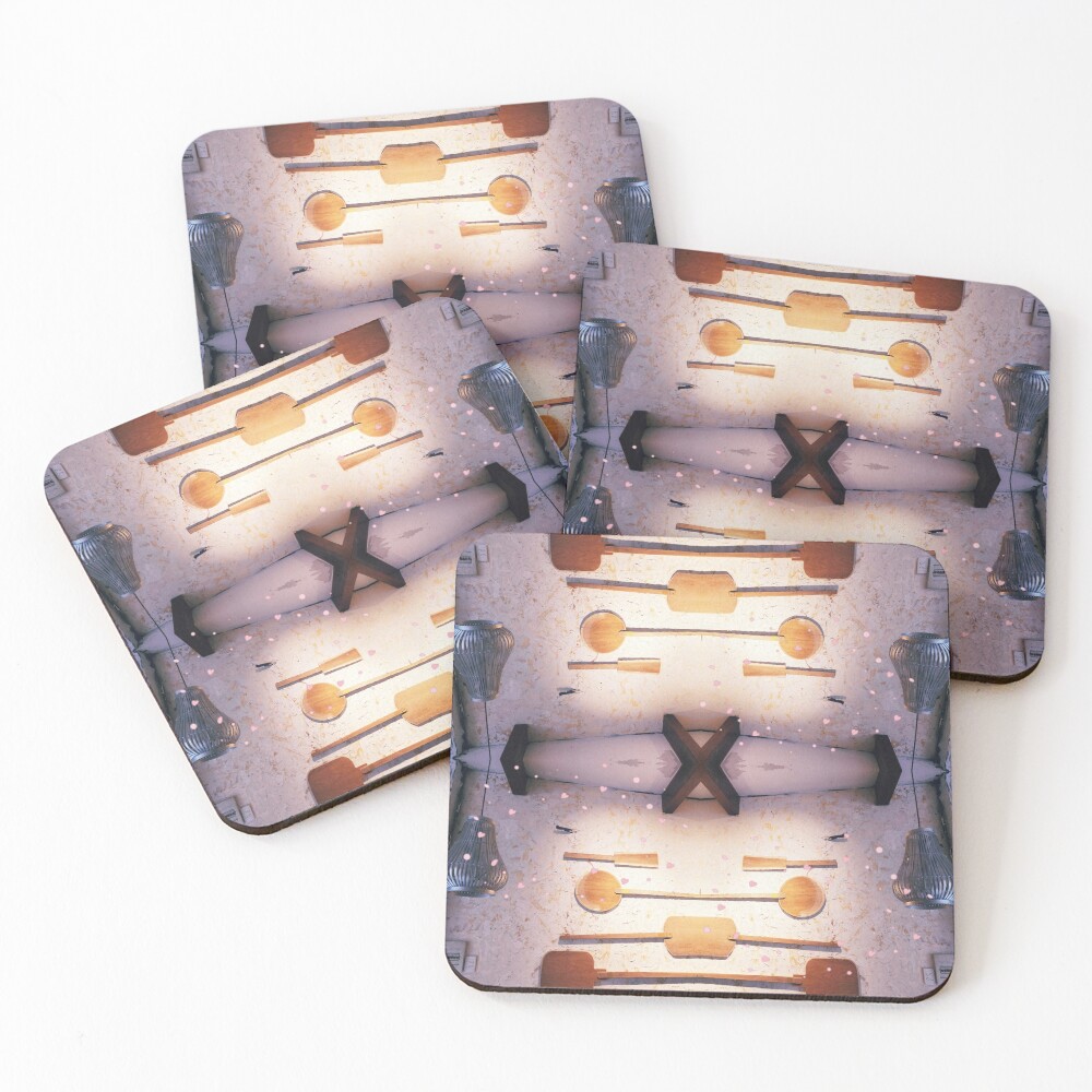 Item preview, Coasters (Set of 4) designed and sold by ThreadsForNaked.
