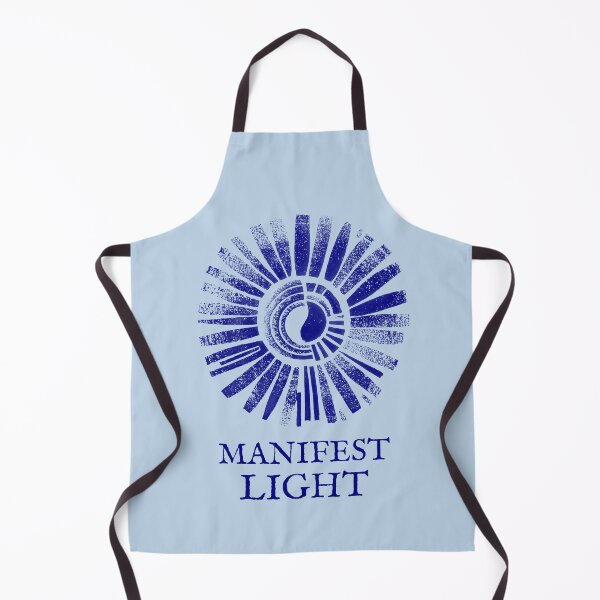 Item preview, Manifest Light Emblem, Navy on Light Blue designed and sold by nikoart001.