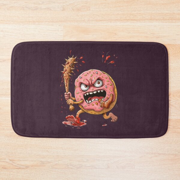 Item preview, Unhinged Donut Cartoon – Chaotic Dark Humor Food Character designed and sold by Ivy-Triggs.