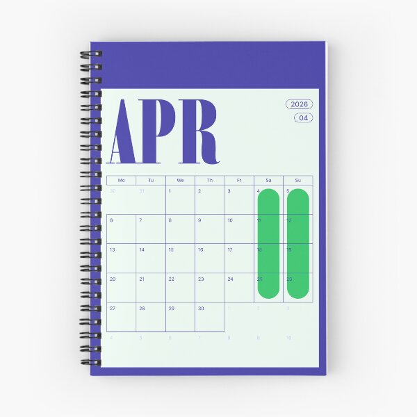 Item preview, Calendar April 2026 designed and sold by HdotO.