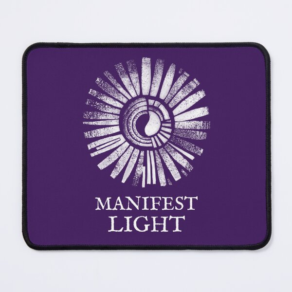 Item preview, Manifest Light Emblem, White on Purple designed and sold by nikoart001.