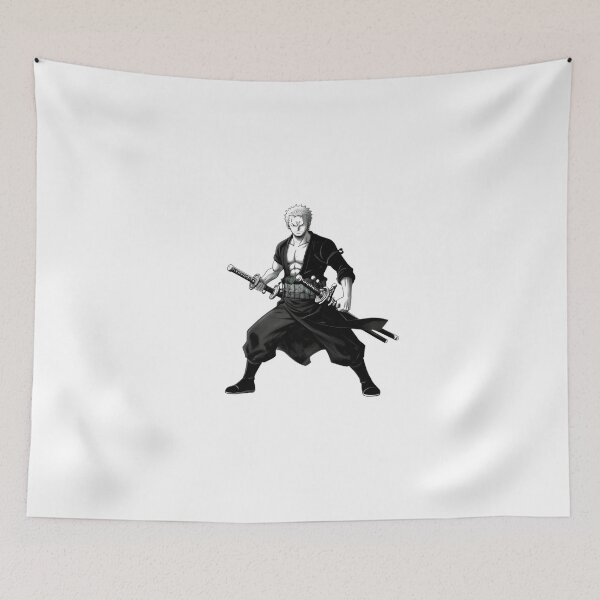 Item preview, One Piece – Roronoa Zoro – Simple Line Art Illustration designed and sold by AnimeShin.