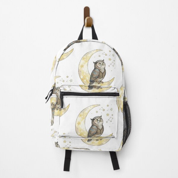 Item preview, Pagan Art: Moon Gazing Owl designed and sold by bapupa.