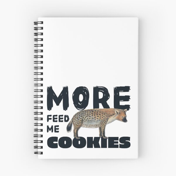 Item preview, Feed Me More Cookies – Chaotic Food Meme with Hyena designed and sold by nomnom design.