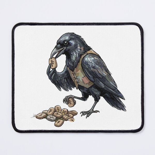 Item preview, Pagan Art: Raven's Rune Cast designed and sold by bapupa.