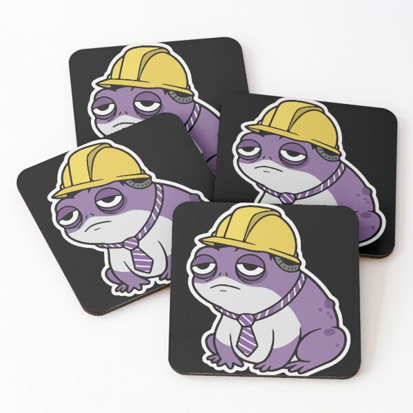 Item preview, Corporate Frog - Post Deploy Regret Sticker designed and sold by misticalplace.