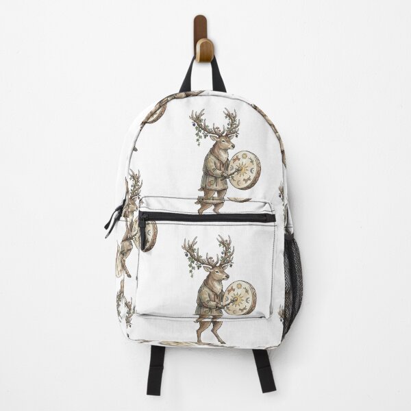 Item preview, Pagan Art: Solstice Deer Drummer designed and sold by bapupa.