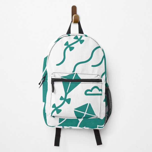 Item preview, Folk-Style Teal Kite Festival Over Village designed and sold by mbmstores.