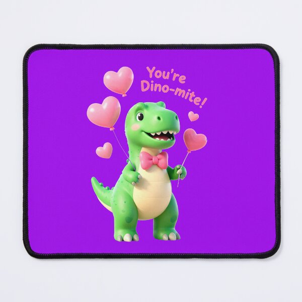 Item preview, Cute Dino-mite T-Rex Children's Valentine Art designed and sold by AnimalAirtistry.