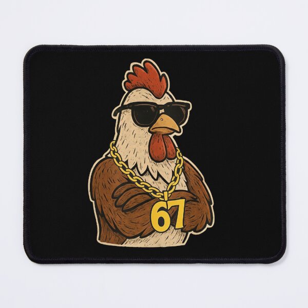 Item preview, Cool Rooster 67 Six Seven T-Shirt Funny Chicken Design designed and sold by LashondaGreen89.