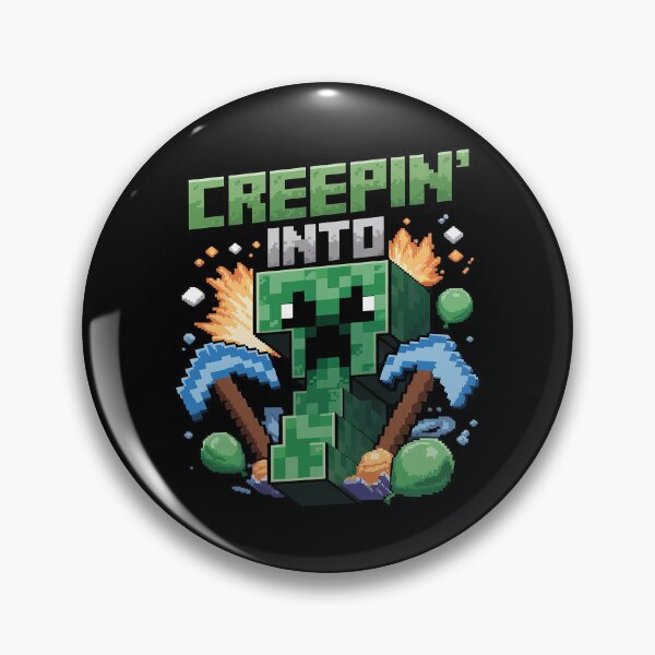 Item preview, 7th Birthday Gamer Pixel Creepin’ Into 7 Video Game Party  designed and sold by MarkLeedsArt.