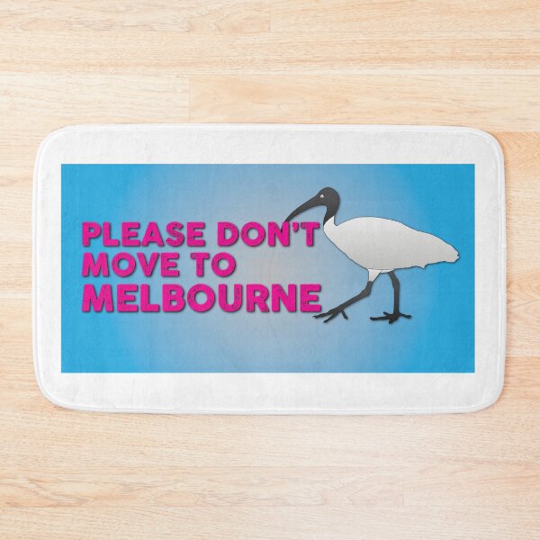 Item preview, Please Don't Move To Melbourne (Blue) designed and sold by TFreemanMedia.