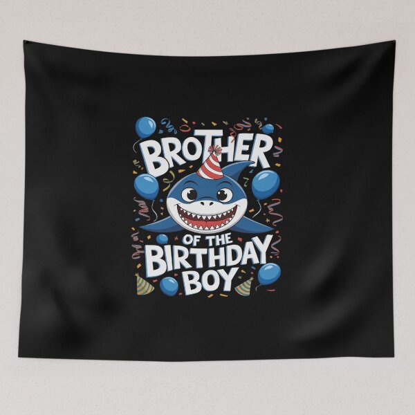 Item preview, Brother Birthday Kids Shark Party Matching Family  designed and sold by DigitaldeligArt.