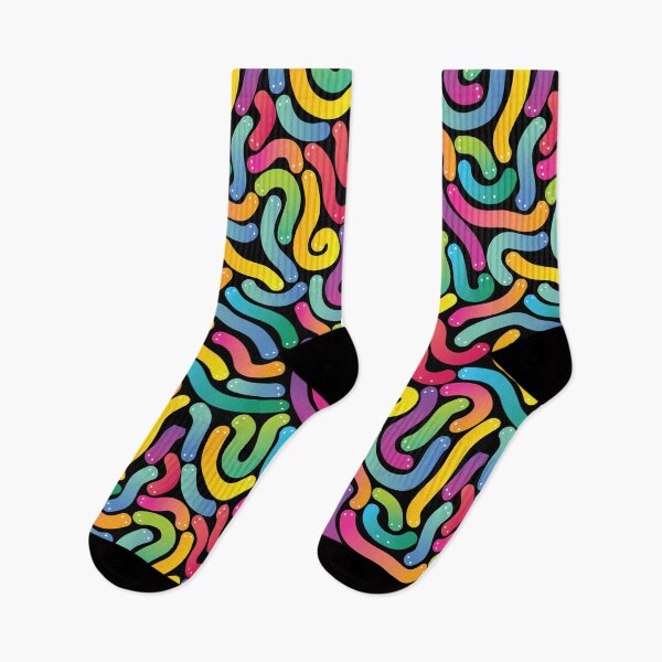 Item preview, Rainbow Gradient Snake Seamless Pattern - Vibrant Playful Repeating Reptile Graphic designed and sold by homybear.