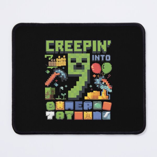 Item preview, 7th Birthday Gamer Pixel Creepin’ Into 7 Video Game Party 1 designed and sold by MarkLeedsArt.