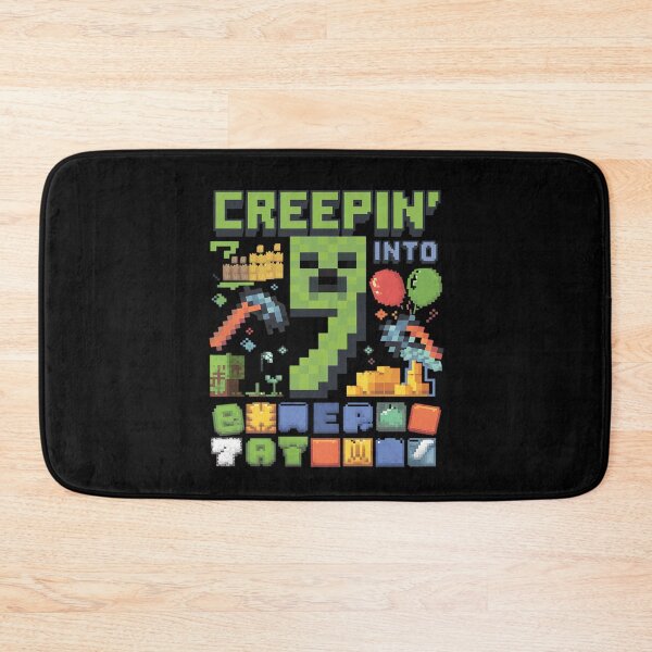 Item preview, 7th Birthday Gamer Pixel Creepin’ Into 7 Video Game Party 1  designed and sold by MarkLeedsArt.