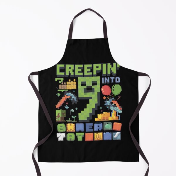 Item preview, 7th Birthday Gamer Pixel Creepin’ Into 7 Video Game Party 1 designed and sold by MarkLeedsArt.