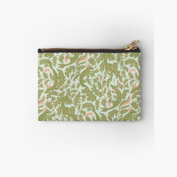 Item preview, Dragon Garden – Vintage Botanical Fantasy Pattern designed and sold by Ema Tudose.