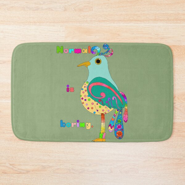 Item preview, Normal is Boring Colorful Bird designed and sold by JaygiesDesign.
