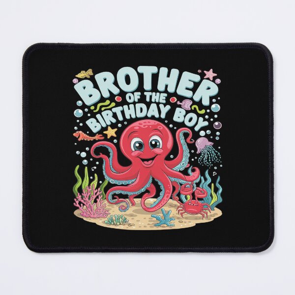 Item preview, Brother Of The Birthday Boy Sea Octopus Ocean Animals designed and sold by DigitaldeligArt.