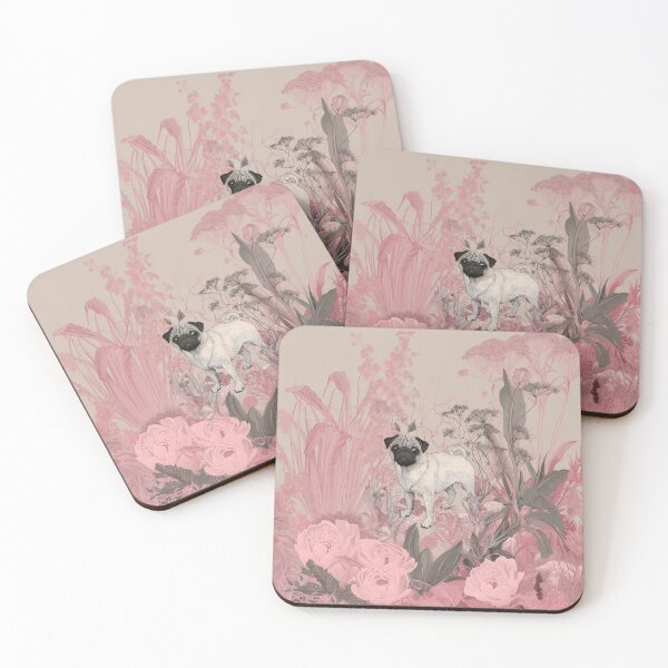 Item preview, A playful Pug in a park scene, Dogs in Motion designed and sold by CDC40.