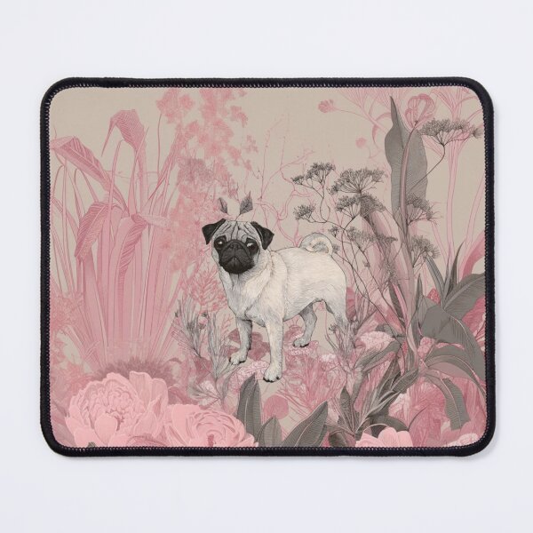 Item preview, A playful Pug in a park scene, Dogs in Motion designed and sold by CDC40.